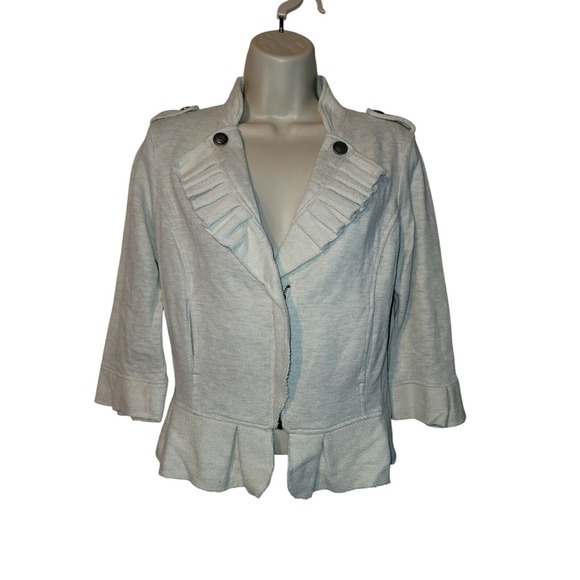 Daytrip Sweaters - Women's Size M DAYTRIP Cardigan Top Zip Front moto jacket style